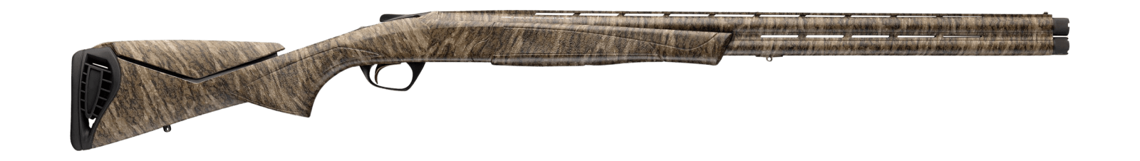 Browning 018736204 Cynergy  12 Gauge Break Open 3.50" 2rd 28" Overall Mossy Oak Bottomland Over/Under Vent Rib Barrel & Steel Receiver, Adj Comb Mossy Oak Bottomland Synthetic Stock