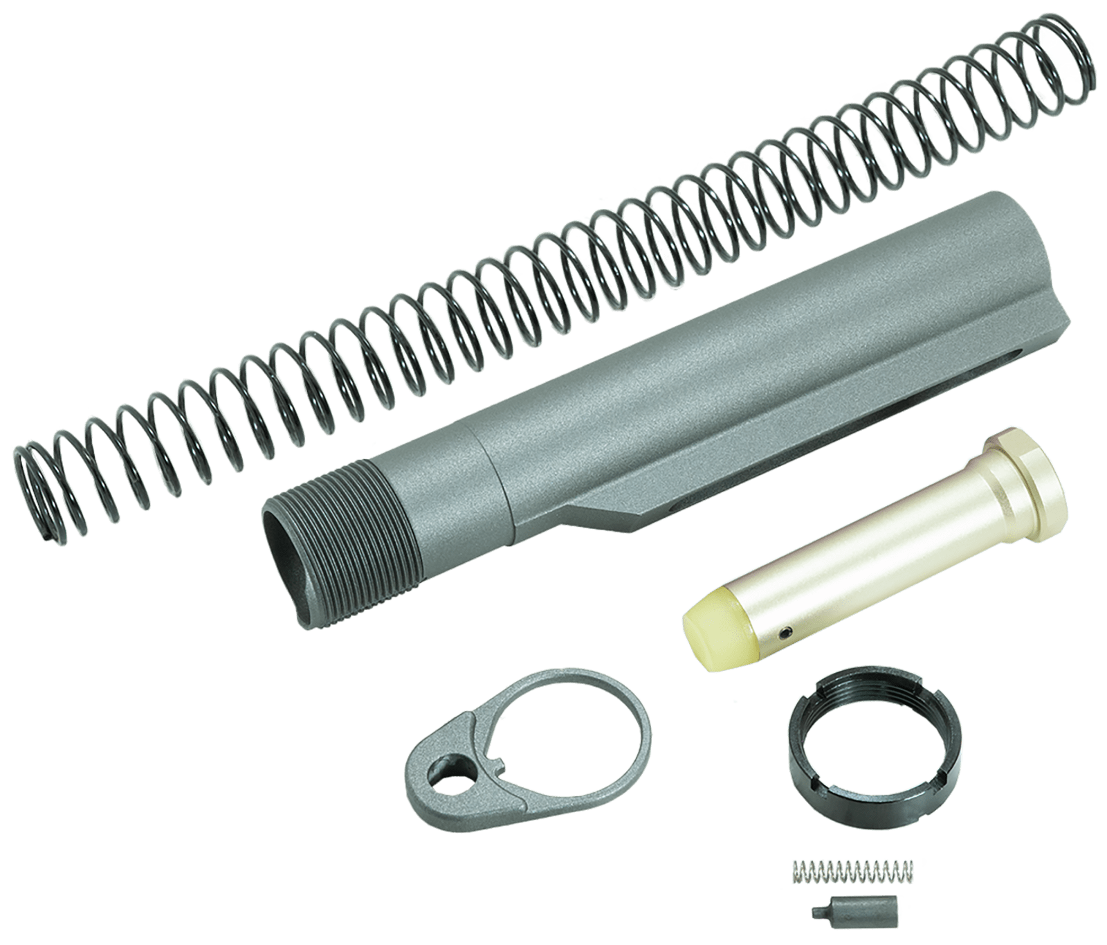 Timber Creek Outdoors ARBTKT Buffer Tube Kit  Tungsten AR-15/AR Style