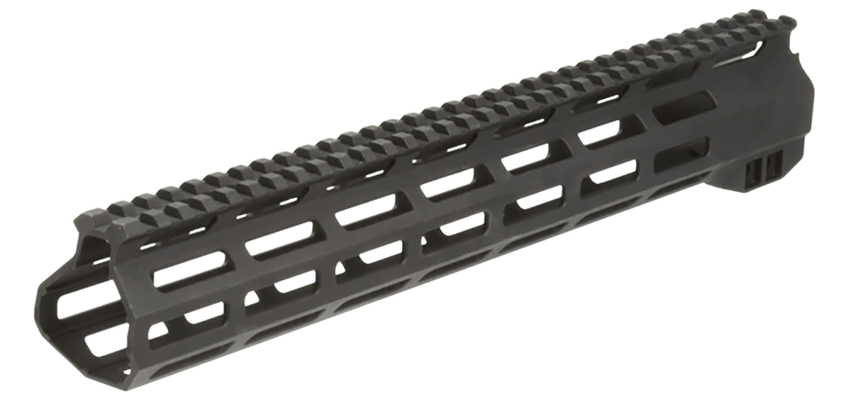 Aim Sports USAS002 Wraith Handguard  13.50" M-LOK Style with Black Anodized Finish for AR-15, M4