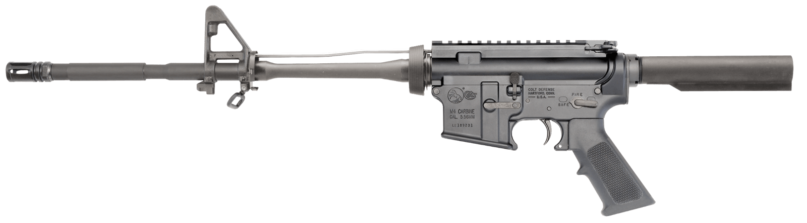 Colt Mfg LE6920OEM1 M4 Carbine 5.56 NATO 30+1 16.10" Barrel w/Muzzle Brake, Black Metal Finish, A2 Front Sight, Black Polymer Grip