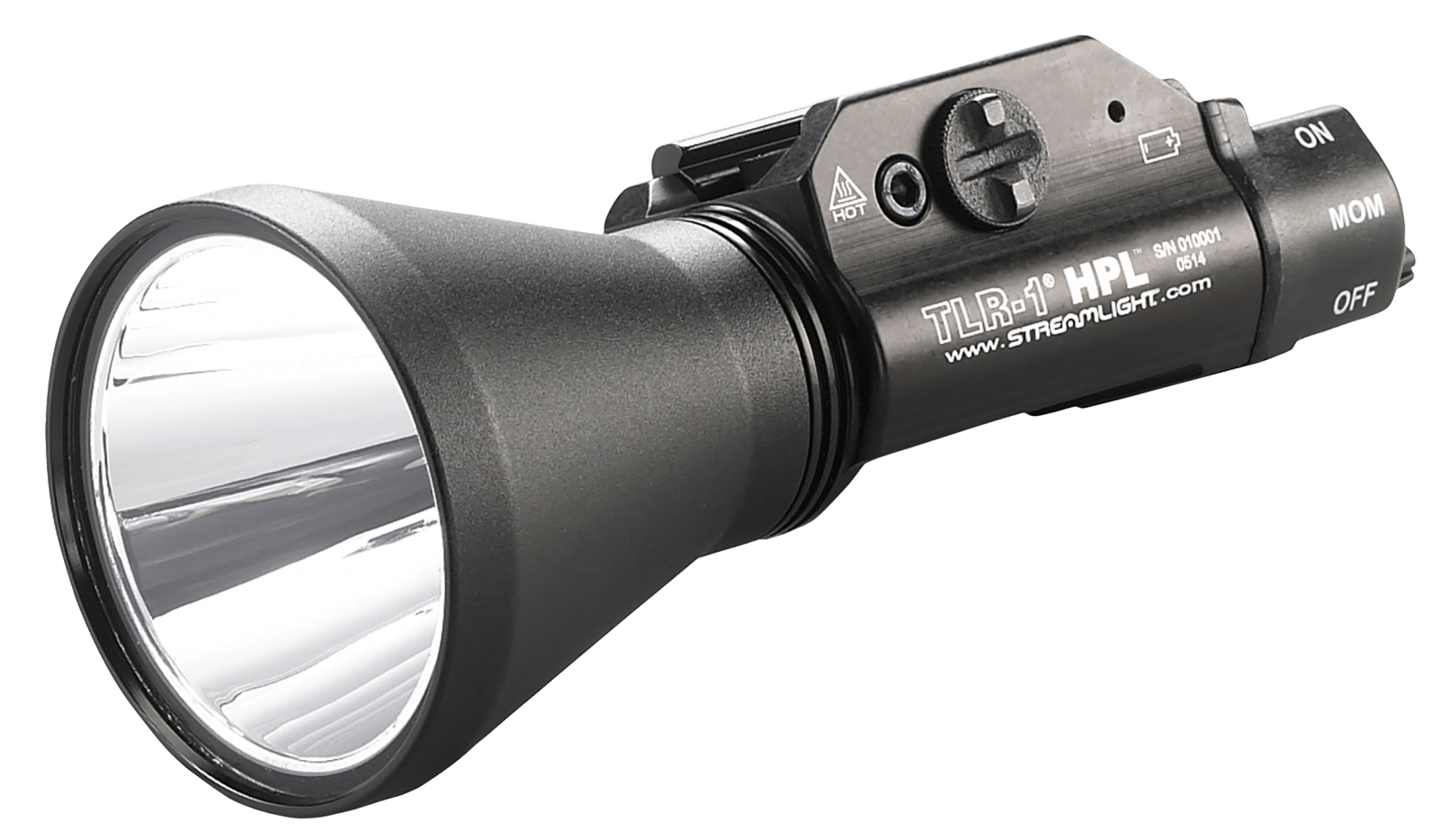 Streamlight 69216 TLR-1 HPL Gun Light  Black Anodized 1,000 Lumens White LED