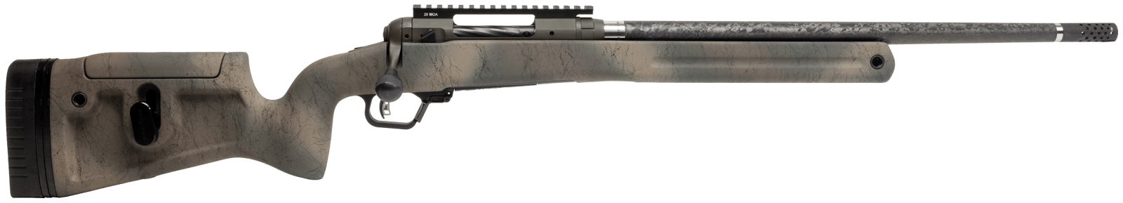 Savage Arms 58159 110 Pro Pursuit 28 Nosler 3+1 20" Olive Dark Green Cerakote Earth-Tone Camo/Black Web Right Hand