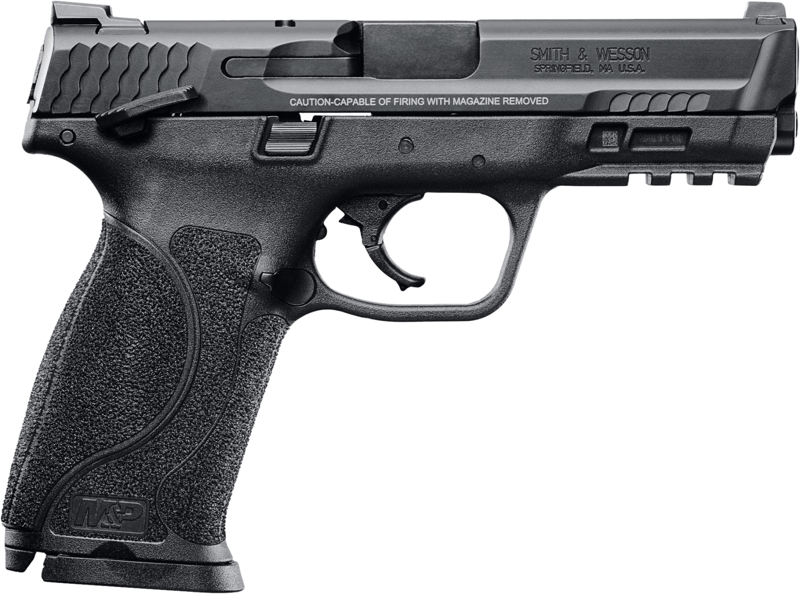 Smith & Wesson 11526 M&P M2.0  Full Size 45 ACP 10+1, 4.60" Black Armornite Stainless Steel Barrel & Serrated Slide, Matte Black Polymer Frame w/Picatinny Rail