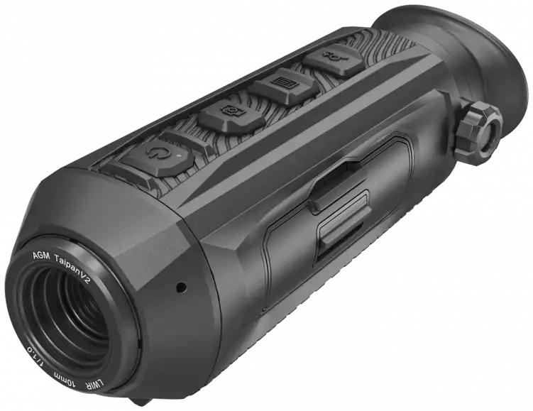 AGM Global Vision TAIP10-256-2 Taipan V2 Thermal Monocular Thermal Black 1.5x/3x/6x/12x 256x192, 50 Hz Resolution