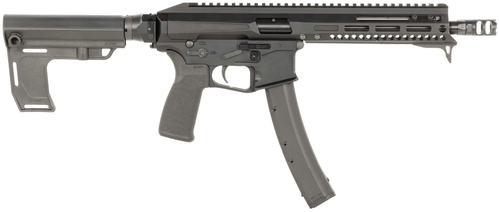 Patriot Ordnance Factory 2125 Phoenix  9mm Luger 35+1 8" Black Anodized