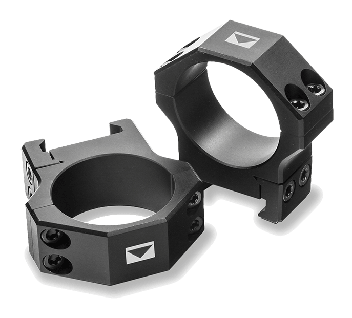 Steiner 5957 H-Series Lightweight Matte Black Steel 30mm Tube Low, Picatinny Rail