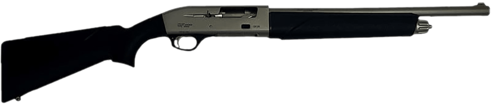 Gforce Arms GF11220NG GF1 12 Gauge Semi-Auto 3" 4+1 18.50" Nickel Steel Barrel, Nickel Dovetail Aluminum Receiver, Fixed Black Synthetic Stock