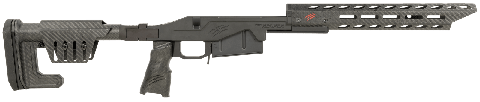 Fierce Firearms LACHSBL  Chassis Kit Black Fits AR-15 Long Action