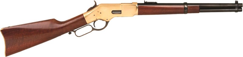 CIMARRON 1866 YELLOWBOY 45LC 16" BRASS/BLUED WALNUT