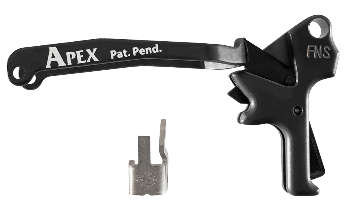 Apex Tactical 119114 Action Enhancement Kit Black Drop-In Trigger Fits FN FNS/FNS Longslide