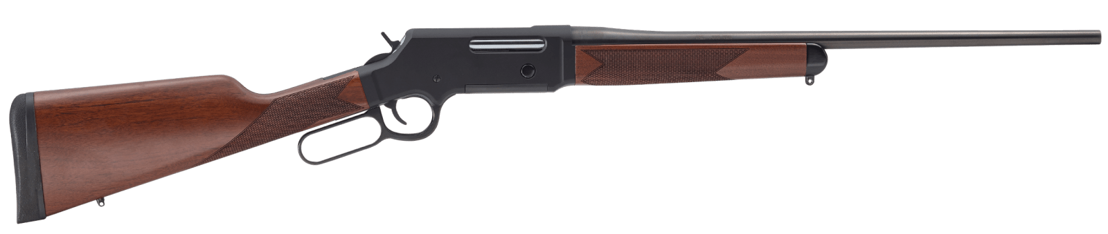 Henry H01465 Long Ranger Full Size 6.5 Creedmoor 4+1 22" Blued Steel Barrel, Black Hard Coat Anodized Steel Receiver, American Walnut Stock Right Hand