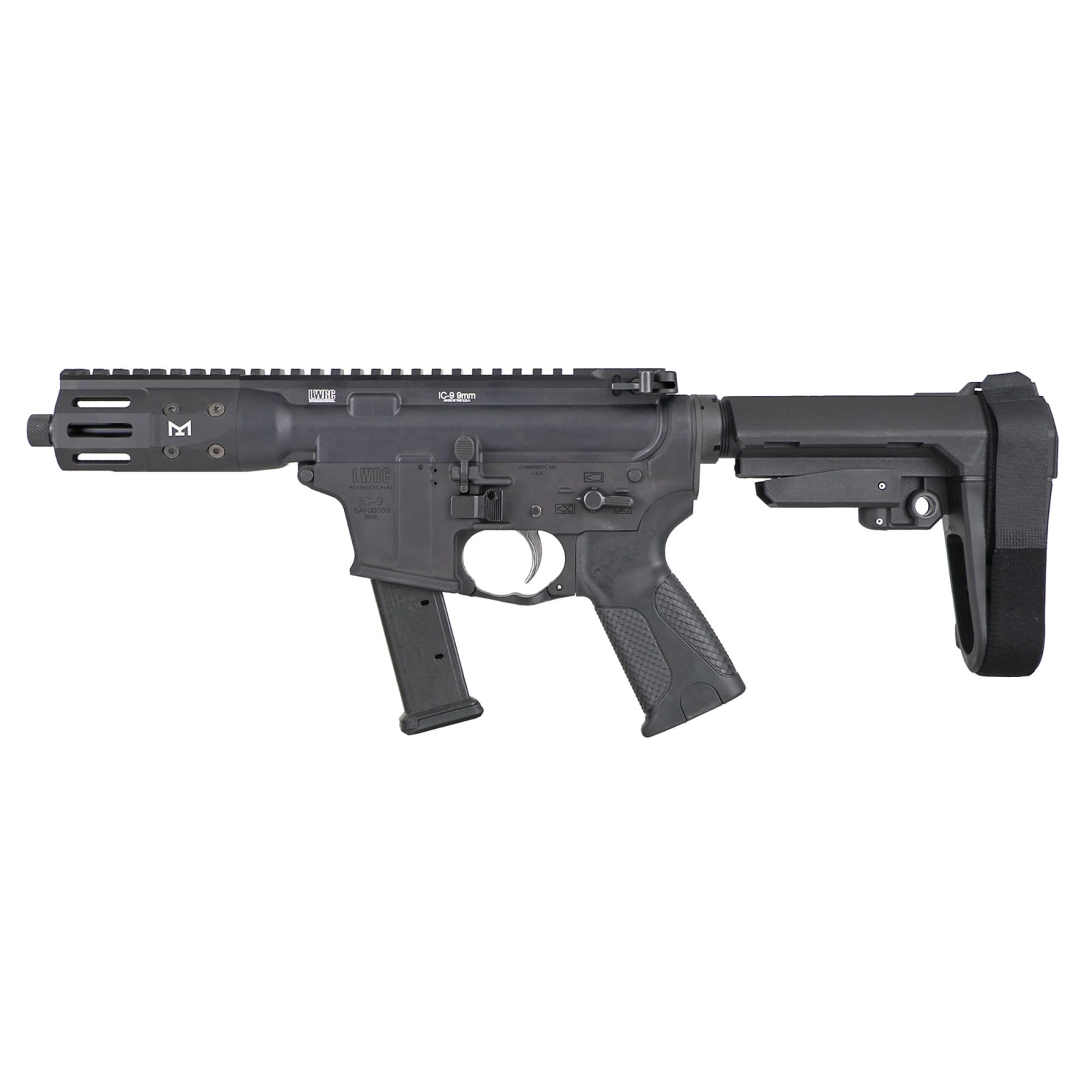 LWRC IC9 PSTL 9MM 5.6" 30RD BLK BRC