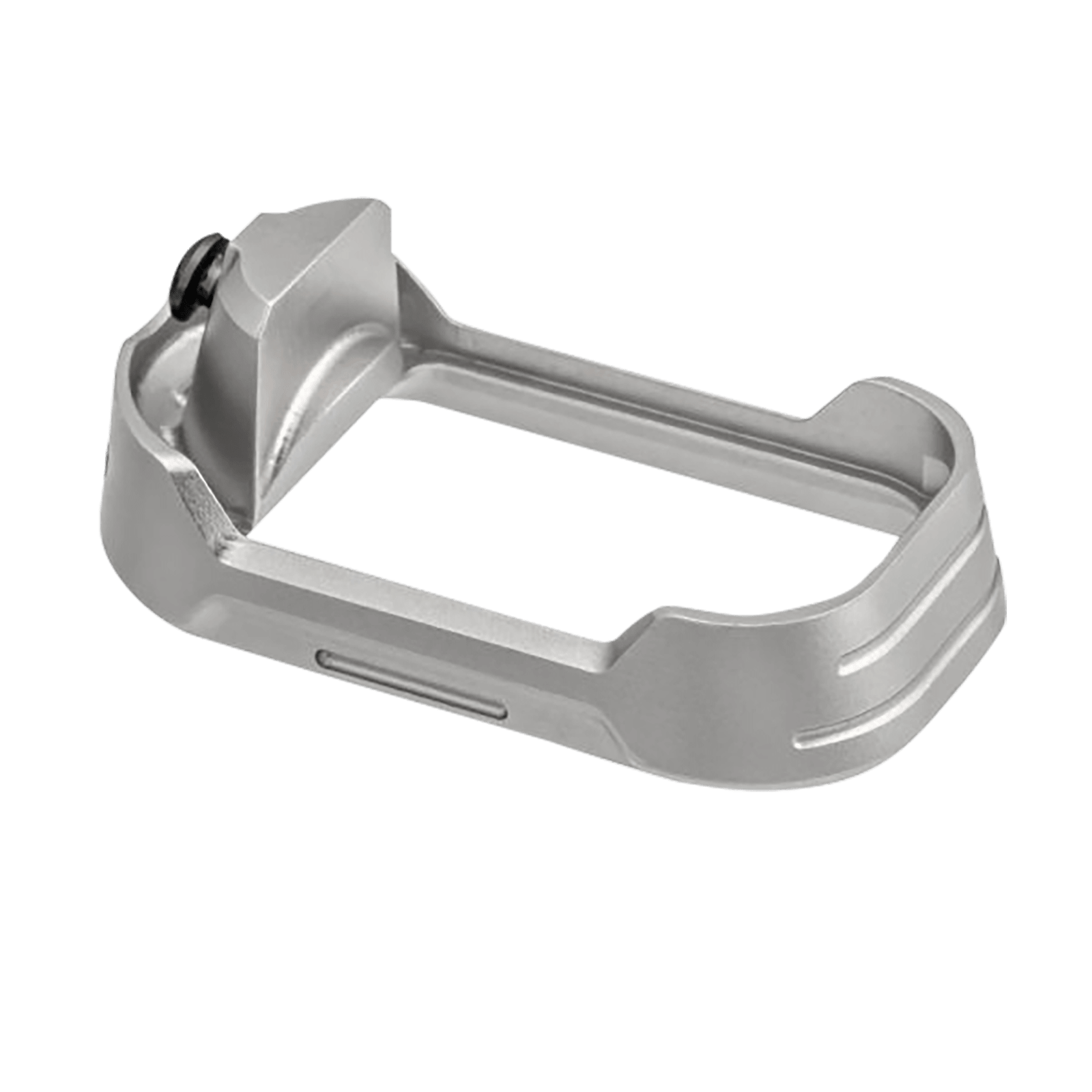 Tyrant CNC TDG17MWG3GREYBLACKSCRE Magwell Fits Glock 17 Gen 3 Grey Aluminum