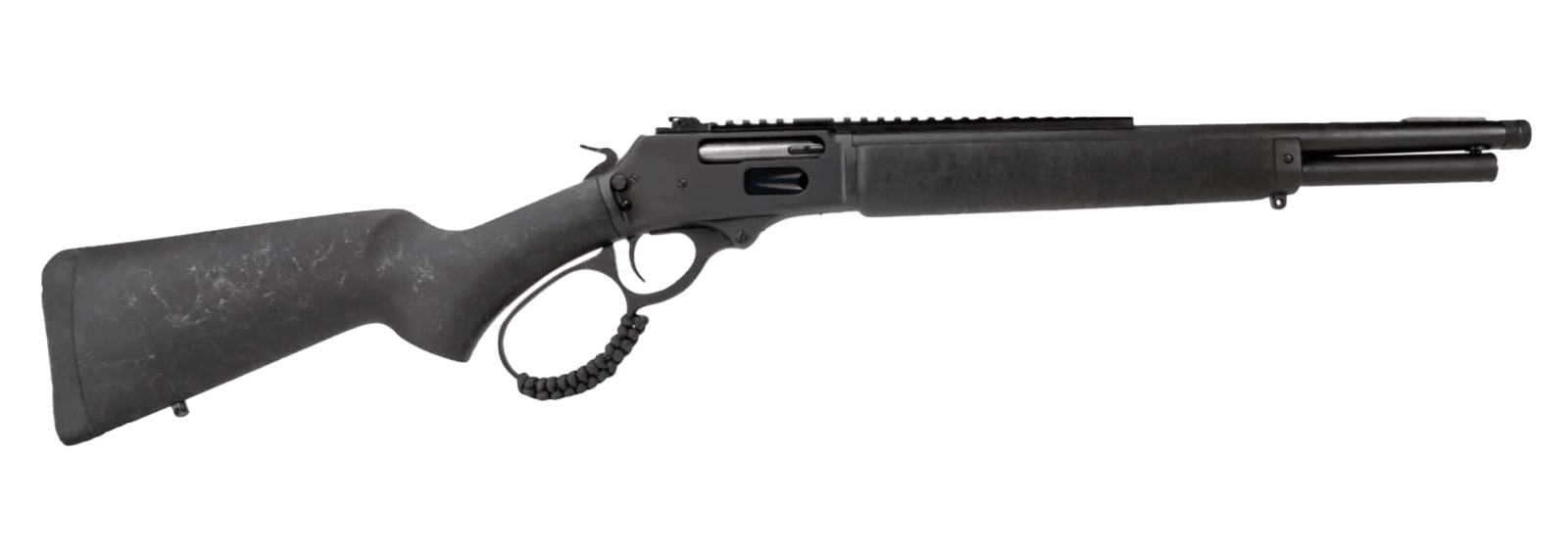 Rossi 950444161TB R95 Trapper 444 Marlin 5+1 16.50" Black Oxide Threaded Barrel, Black Oxide Picatinny Rail Alloy Steel Receiver, Fixed Black Polymer Stock