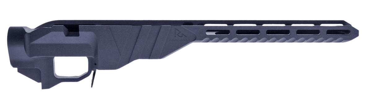 Rival Arms RA90RM01C R-700 Precision Chassis System Satin Gray Aluminum Remington 700 SA