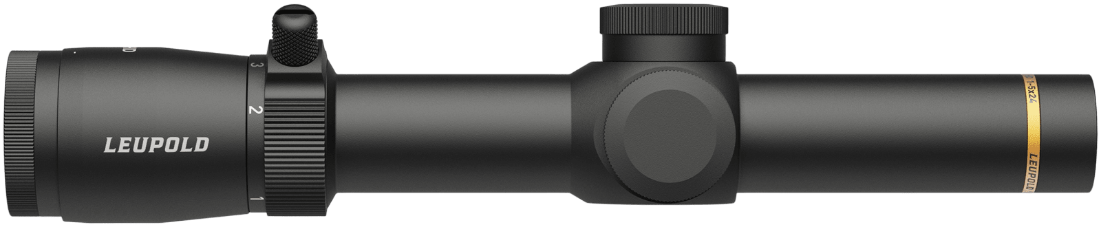 Leupold 183844 VX-5HD Gen 2 Black 1-5x 24mm 30mm Tube Illuminated FireDot 4 Fine Reticle