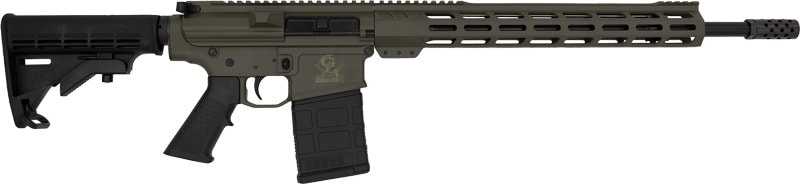 GLFA AR10 RIFLE 308 WIN 18" NITRIDE BBL 10-SHOT OD GREEN
