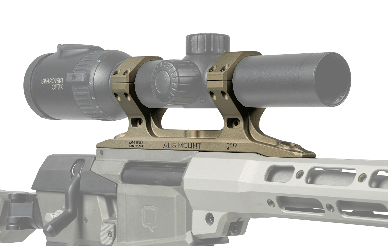 Q 100-261 AUS MOUNT 30MM DIA DIRECT THE FIX  CLEAR