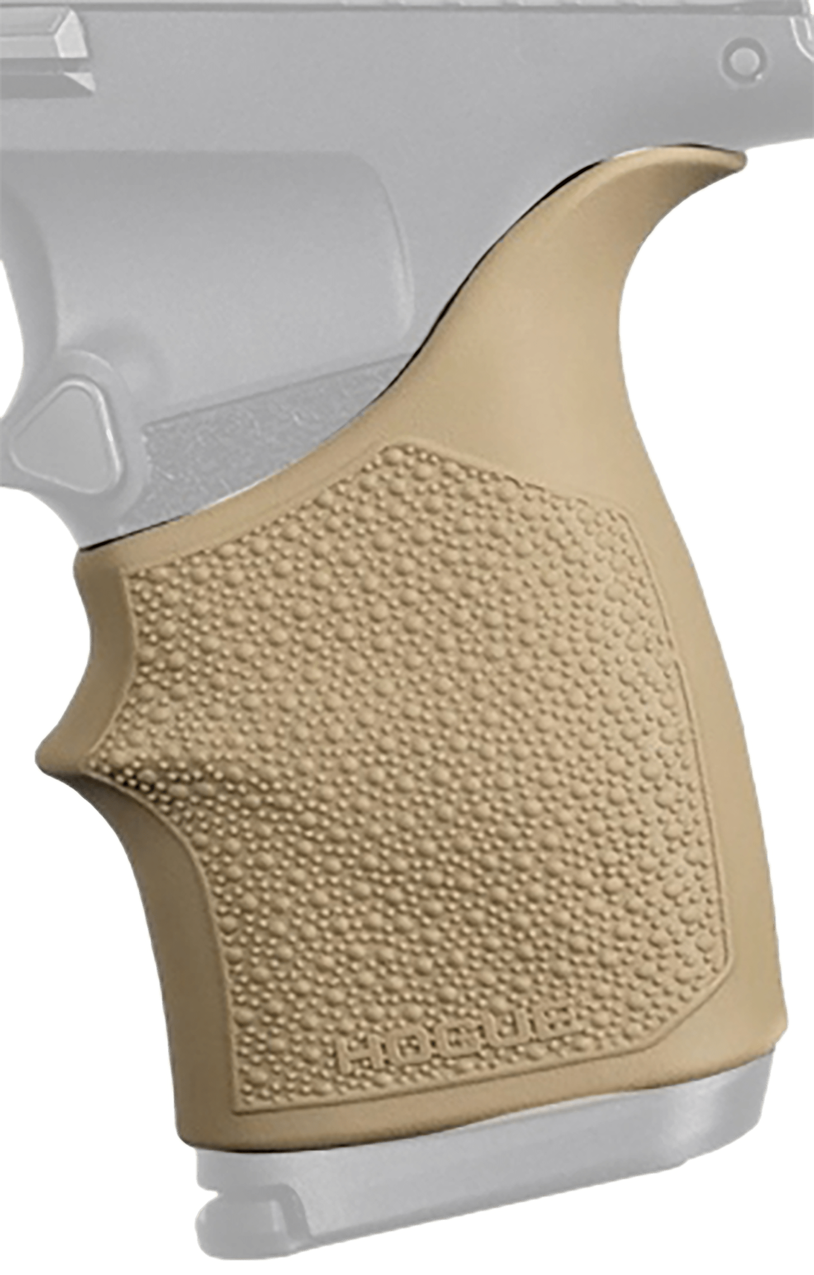 Hogue 18713 Grip Sleeve Handall Beavertail Flat Dark Earth Rubber