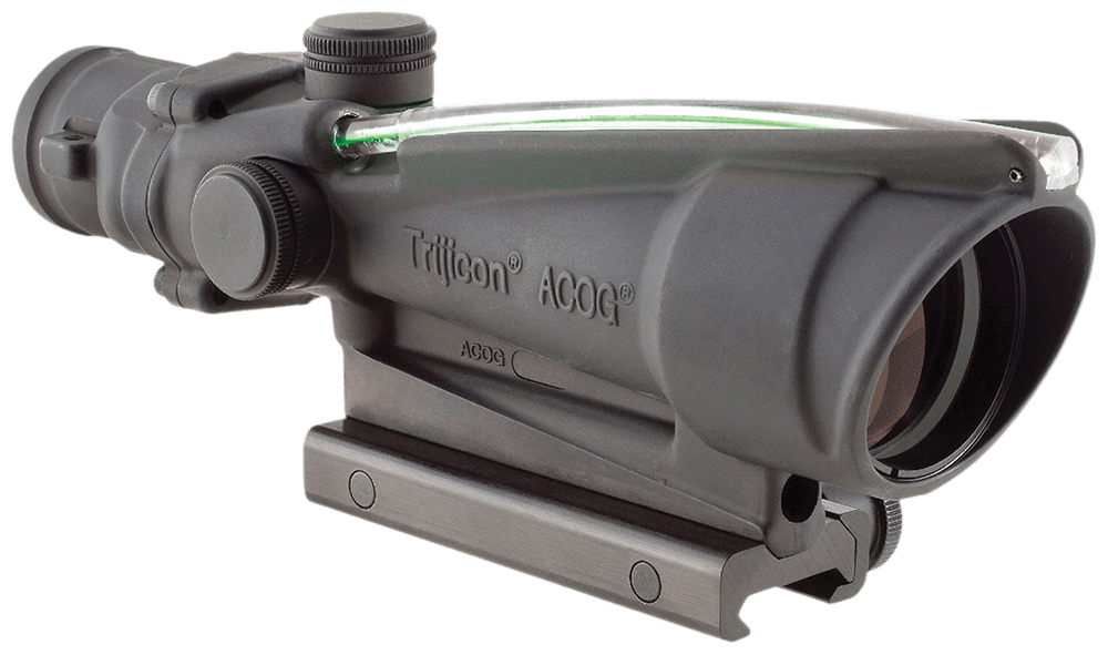 Trijicon 100149 ACOG Black Hardcoat Anodized 3.5x35mm Illuminated Green Chevron .223/5.56 BDC Reticle
