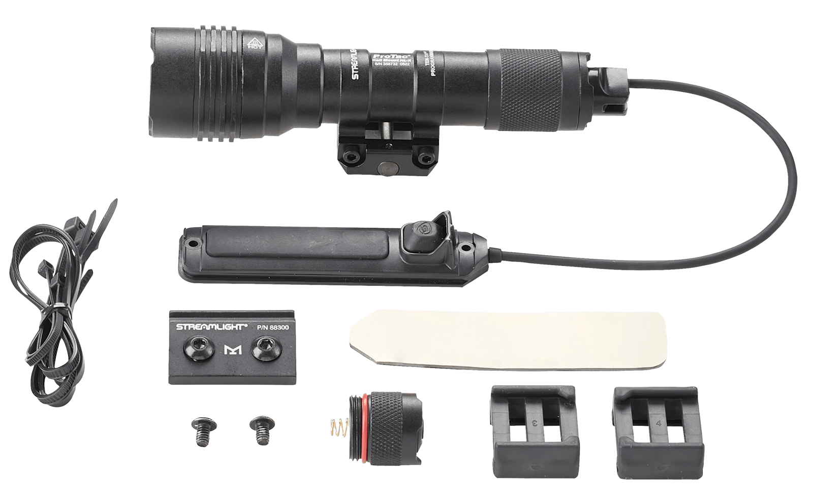 Streamlight 88071 ProTac HL-X USB Black 60-1000 Lumens MIL-STD M1913/M-LOK Mount