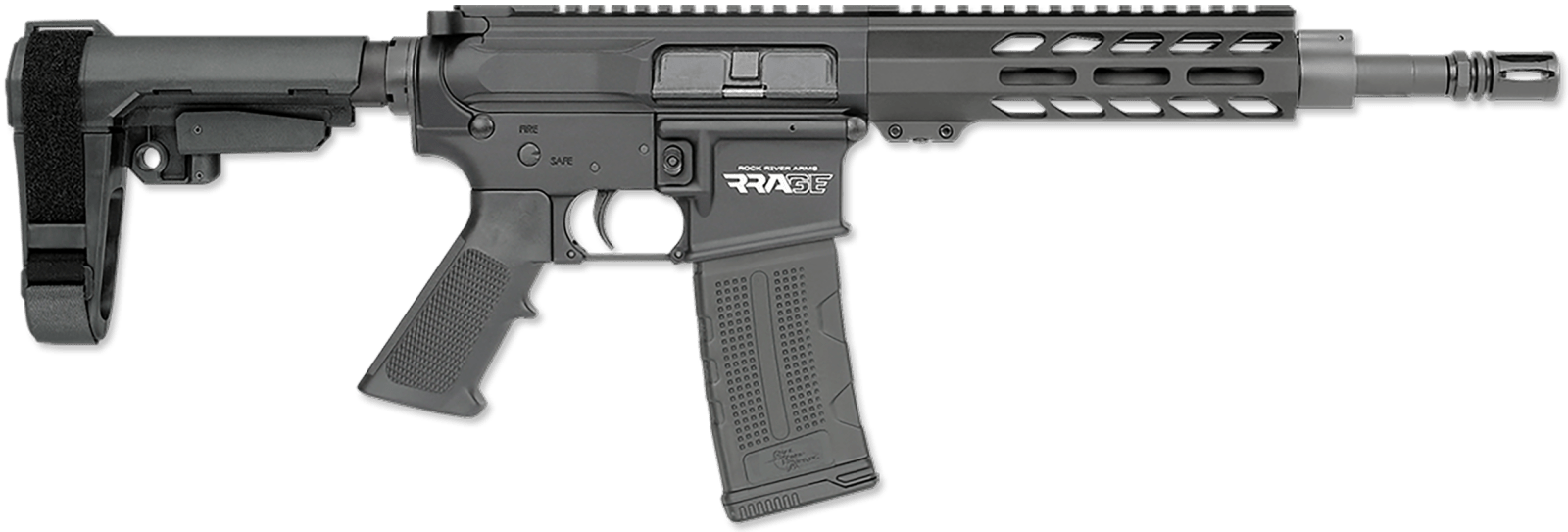 Rock River Arms DS2142 LAR-15M RRAGE 223 Rem/5.56 NATO 30+1 10.50" Black Threaded Barrel, M-LOK Handguard, Black Aluminum Picatinny Rail Receiver, Black A2 Grip