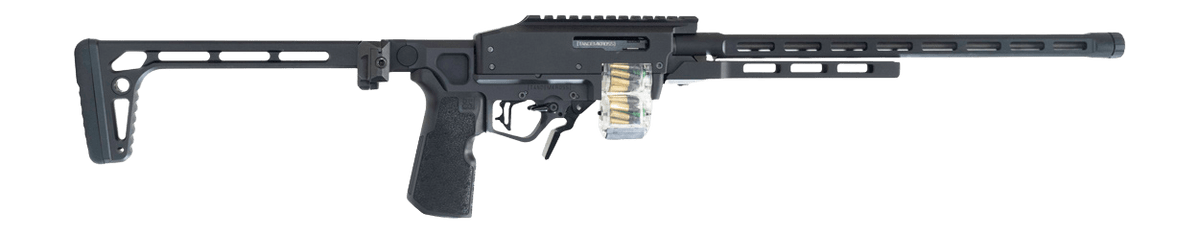 TandemKross FA41N0603BBB1 ADX Race Sports South Exclusive 22 LR 10+1 16.50" Black QPQ Threaded Barrel, Black Anodized Aluminum Receiver w/Picatinny Rail, Black TK Folding Aluminum Stock, Polymer Grip,