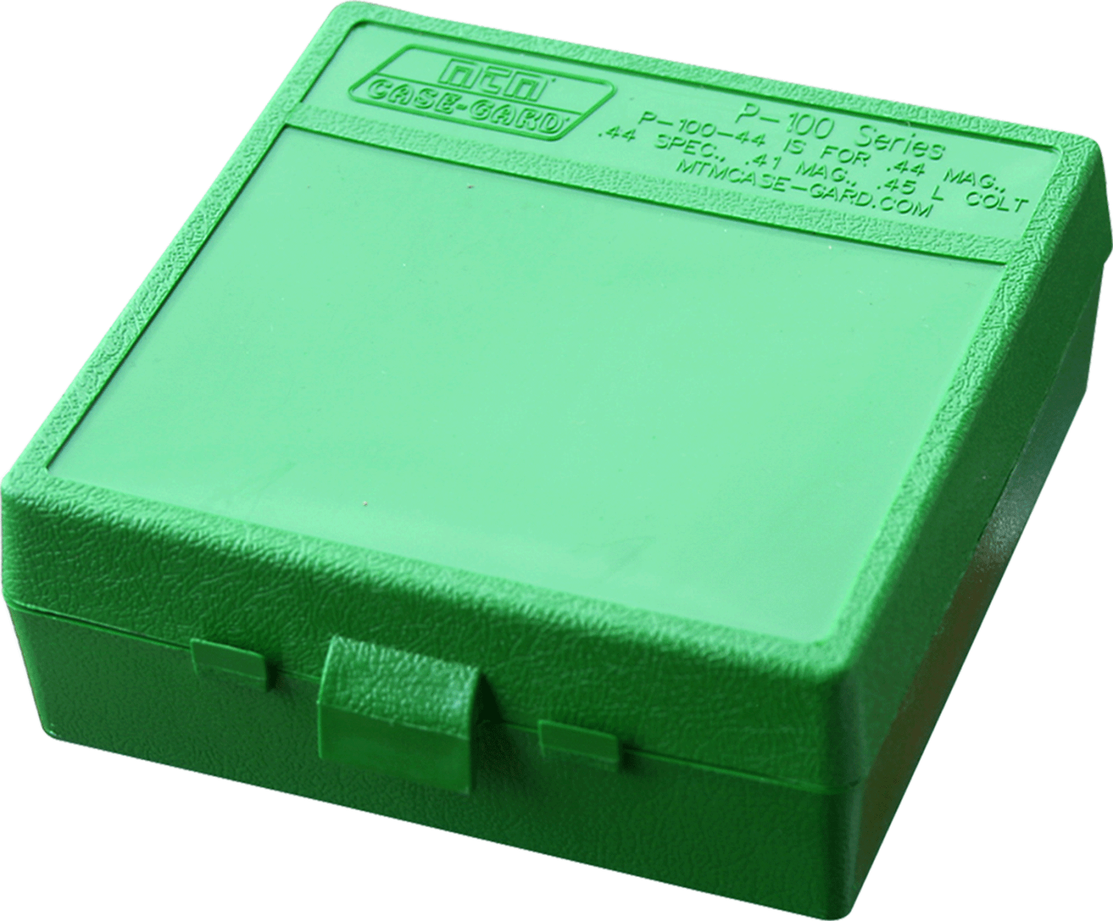 MTM Case-Gard P1004410 Ammo Box Flip-Top Multi Caliber Green Polypropylene 100rd