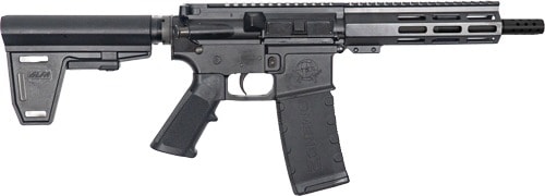 GLFA AR15 PISTOL W/BRACE 223 WYLDE 7.5" NITRIDE BBL BLACK