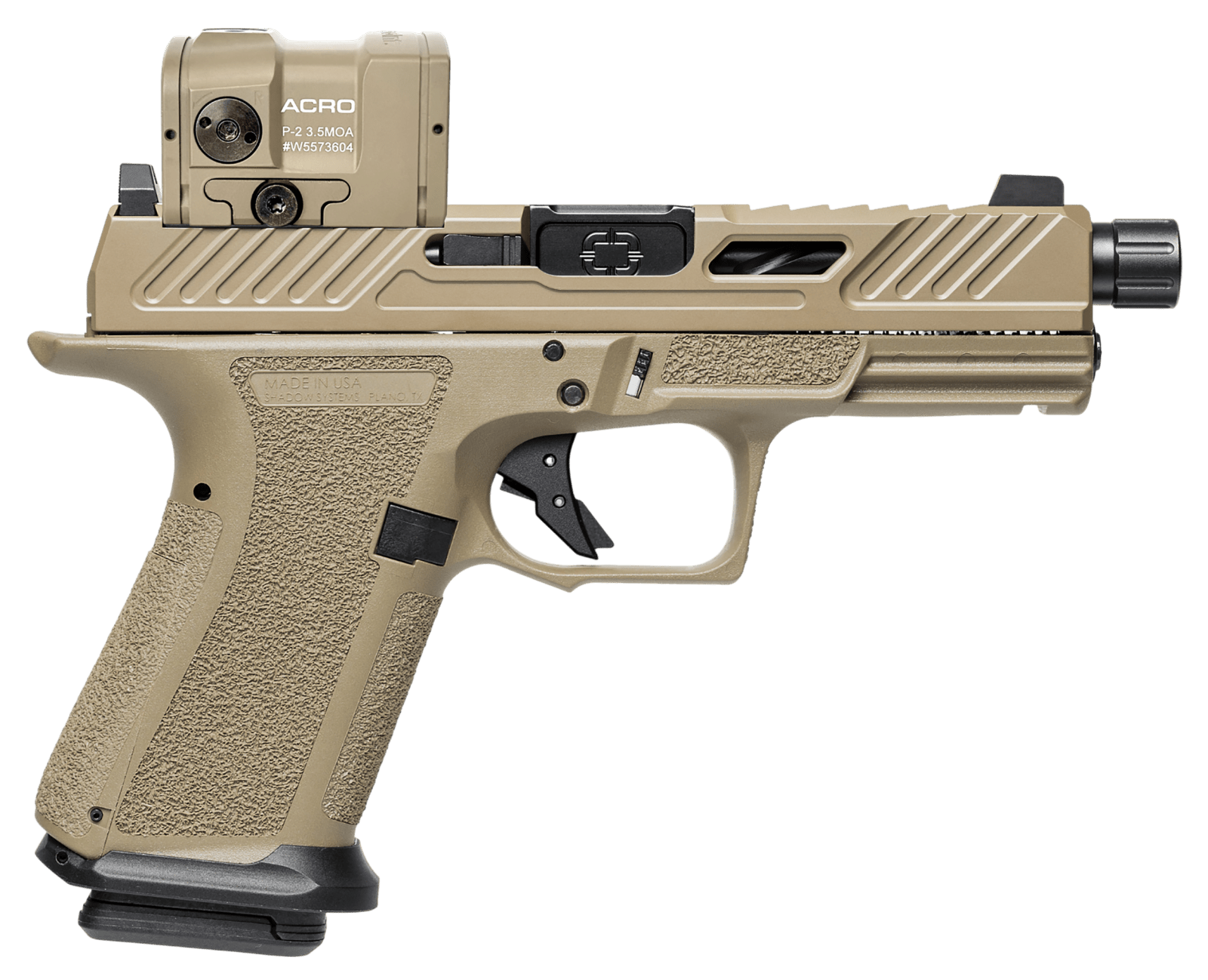 SHADOW SS-1022-AM MR920 9MM ELT OR TH     ACRO FDE