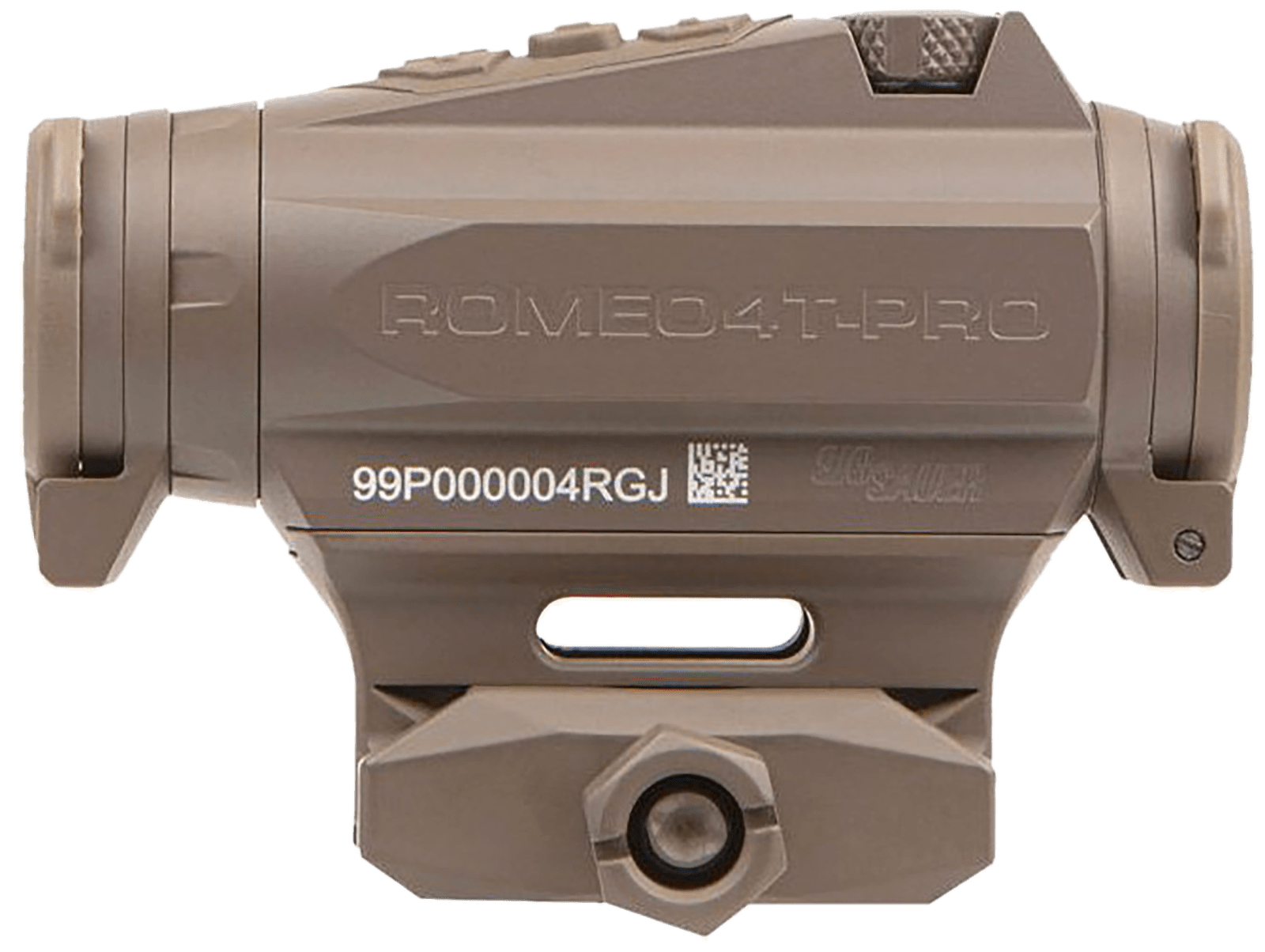 Sig Sauer Electro-Optics SOR44102 Romeo4T Pro Flat Dark Earth 1 x 20 mm 2 MOA Red Quad Ballistic Dot/65 MOA Circle