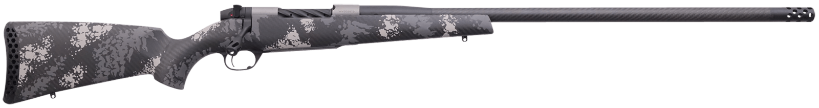 Weatherby MCT20N65RWR6B Mark V Backcountry 2.0 Ti 6.5 Wthby RPM 4+1 24" Carbon Fiber Wrapped Barrel, Graphite Black Cerakote Metal Finish, Black with Gray/White Sponge Accents Peak 44 Blacktooth Stock