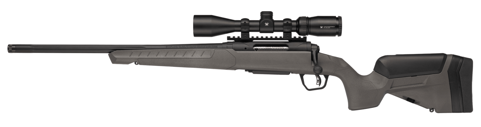 Savage Arms 32482 110 Trailblazer 6.5 Creedmoor 4+1 20" Fluted Barrel, Flat Dark Gray Adj LOP Synthetic Stock, Left Hand