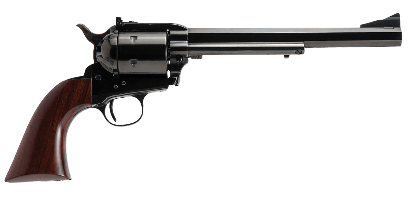 Cimarron CA360 Bad Boy  44 Rem Mag 6 Shot 8" Blued Octagon/Rifled Steel Barrel, Blued Cylinder, Blued Steel Frame, Walnut Army Grip, Exposed Hammer