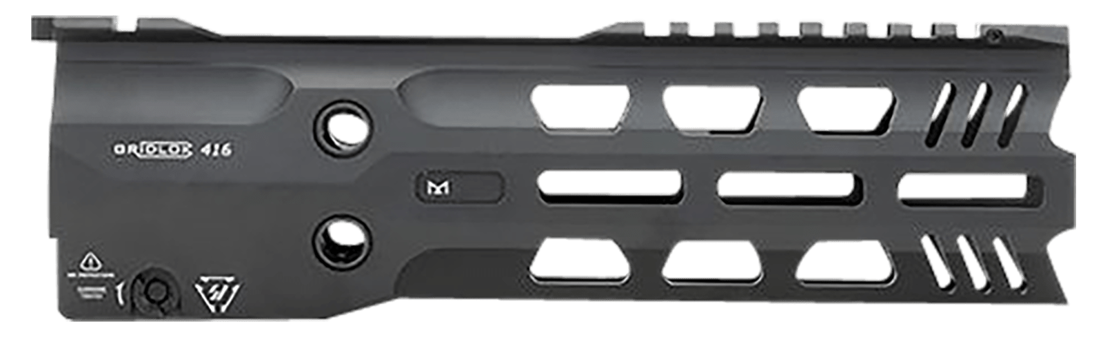 Strike Industries GRIDLOK-416-FD-9 GridLok Full Duty With Quick Detach System 9"L 1.57"D M-LOK Black Aluminum for HK 416, HK MR556, M27 IAR