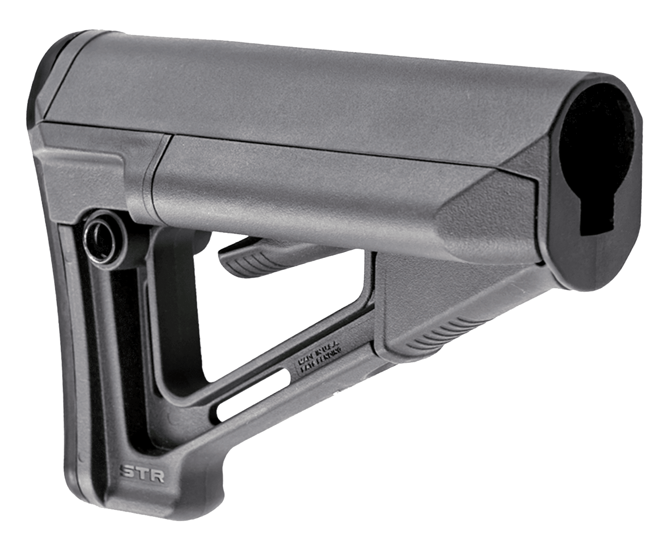 Magpul MAG470-GRY STR Carbine Stock Stealth Gray Synthetic for AR-15, M16, M4 with Mil-Spec Tube (Tube Not Included)