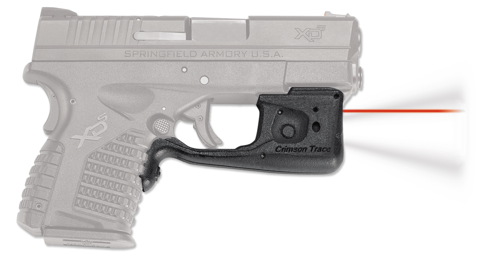 Crimson Trace 0157901 Laserguard Pro Springfield XD-S Red Laser/White Light