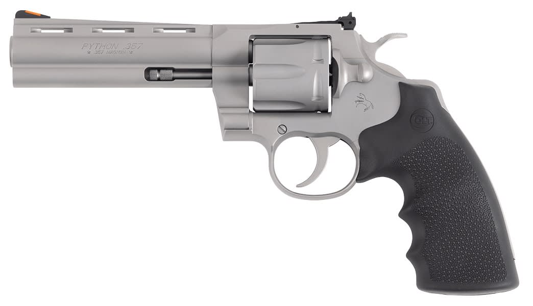 CLT PYTHON 357MAG 5 MATTE SS RUBBER