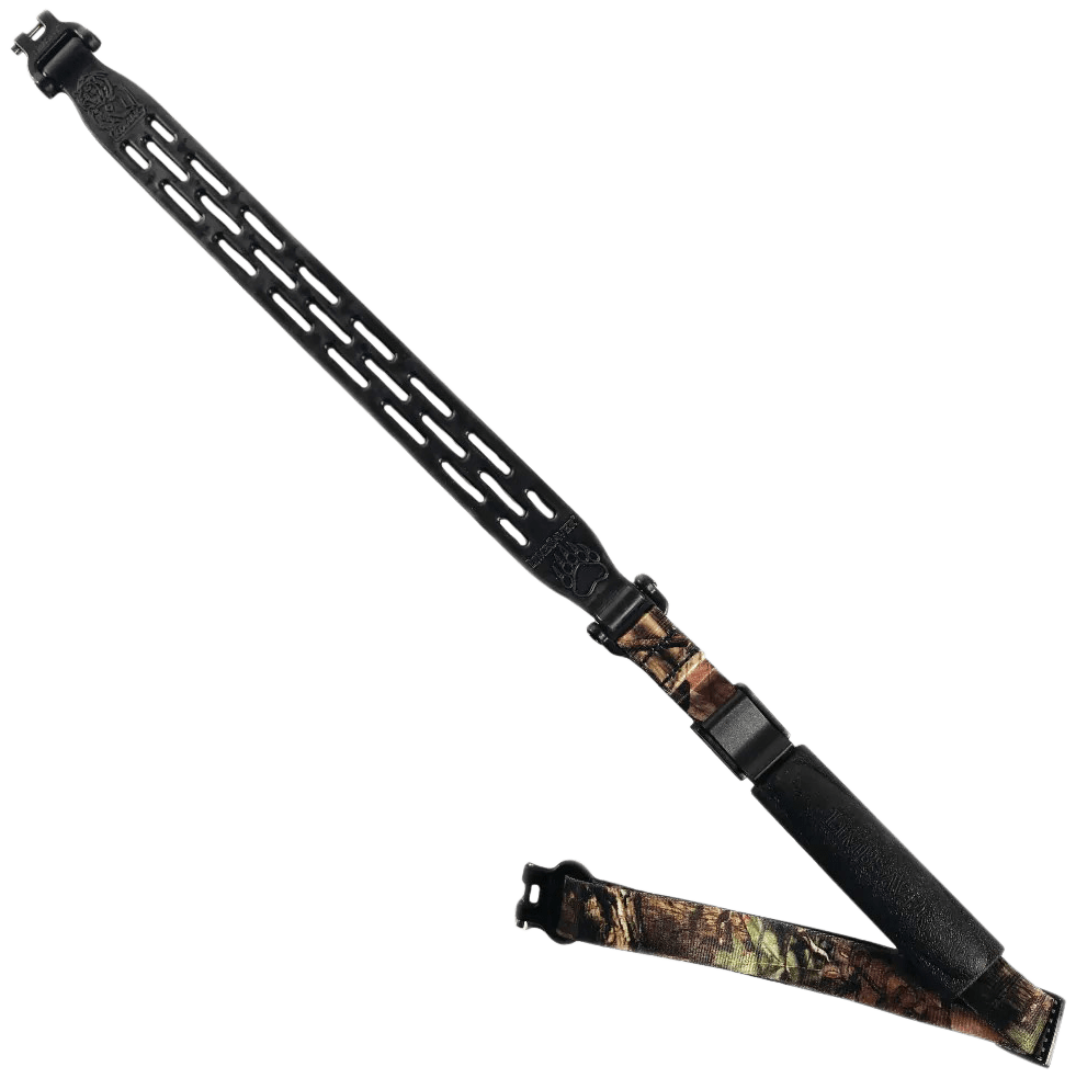 Limbsaver 12295 Kodiak-Air Sling Black NAVCOM Rubber & Mossy Oak Break-Up Nylon w/ 1" W & Adjustable Design for Rifles