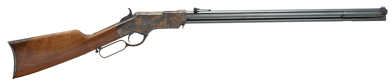Henry H011IF Original Iron Frame Full Size 44-40 Win 13+1 24.50" Blued Octagon Barrel, Color Case Hardened Steel Receiver, Fancy American Walnut Wood Stock Right Hand