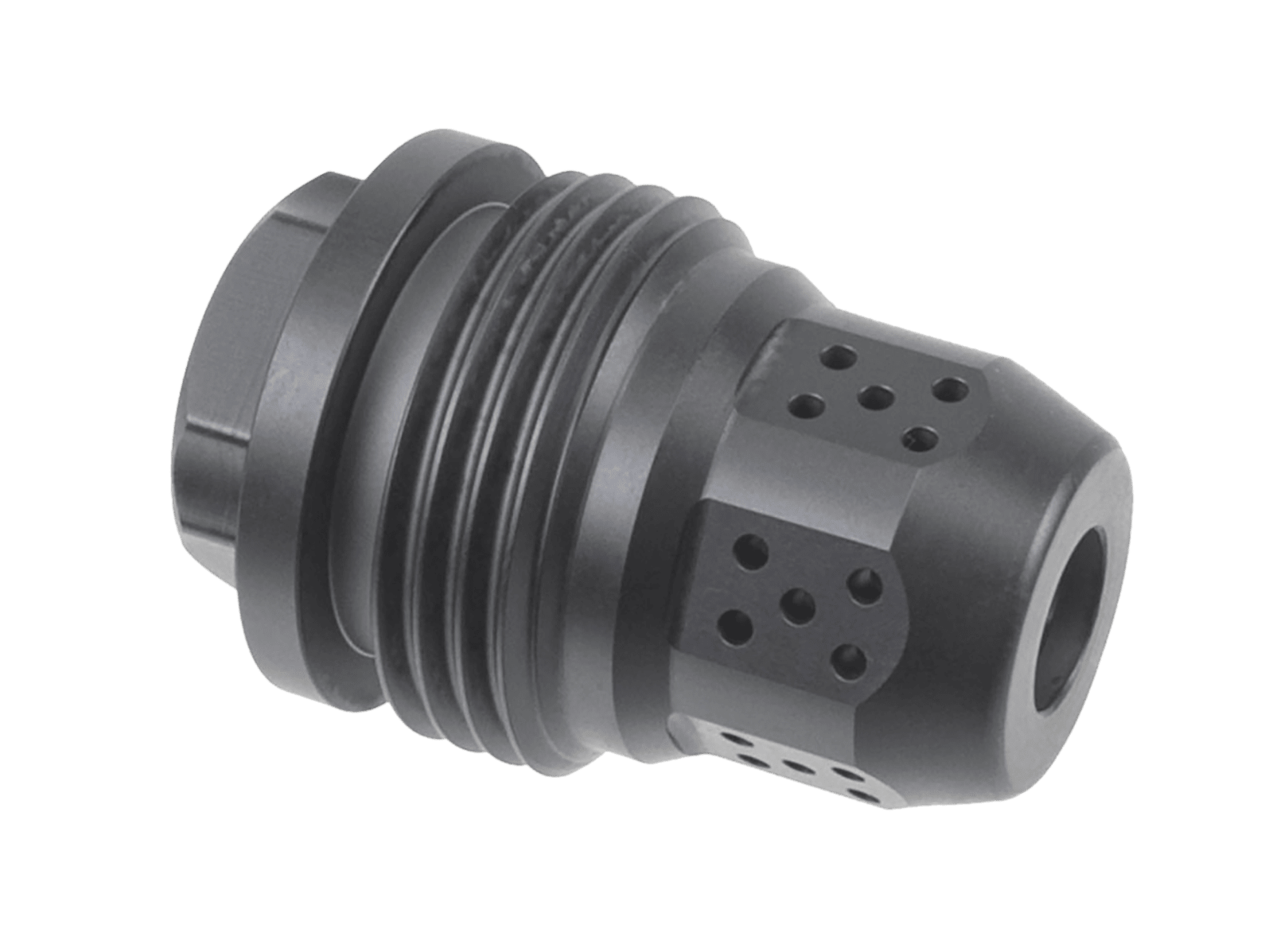 Jk Armament JKMDHDBE24 Bald Eagle Compensator 30Cal Fits 5/8"x24 Stainless Steel Nitride Black