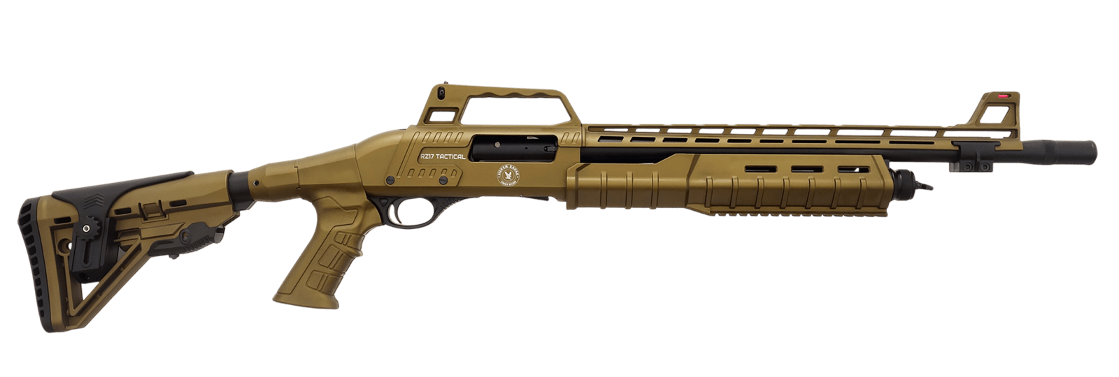 Silver Eagle Arms RZ17TACSB RZ17  12 Gauge Pump 4+1 18.50" Black Bronze Steel Barrel,  Bronze Receiver, Bronze Synthetic Stock, Picatinny Rail Forend, Bronze Polymer Grip