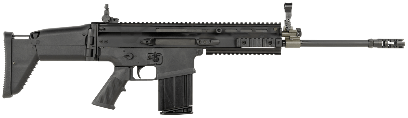 FN 986612 SCAR 17s NRCH 7.62x51mm NATO 10+1 16.25" Black Steel Barrel, Black Anodized Picatinny Rail Aluminum Receiver, Black Synthetic Adj Telescopic Stock, Black A2 Grip