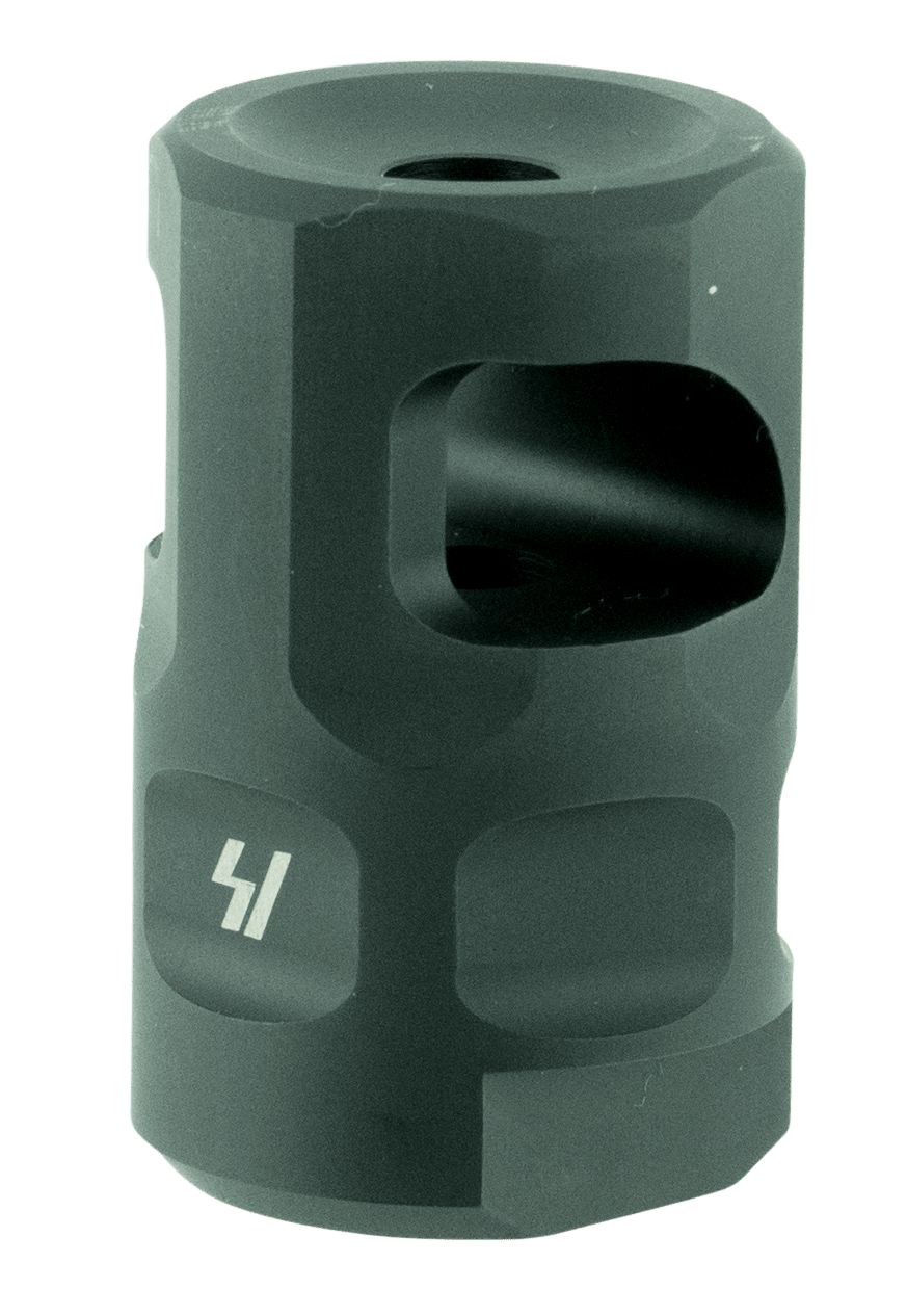 Strike Industries SAILCOMP Sail Comp  Black Steel with 1/2"-28 tpi Threads, 1.57" OAL & 0.26" Diameter for 223 Rem, 5.56x45mm NATO AR-Platform
