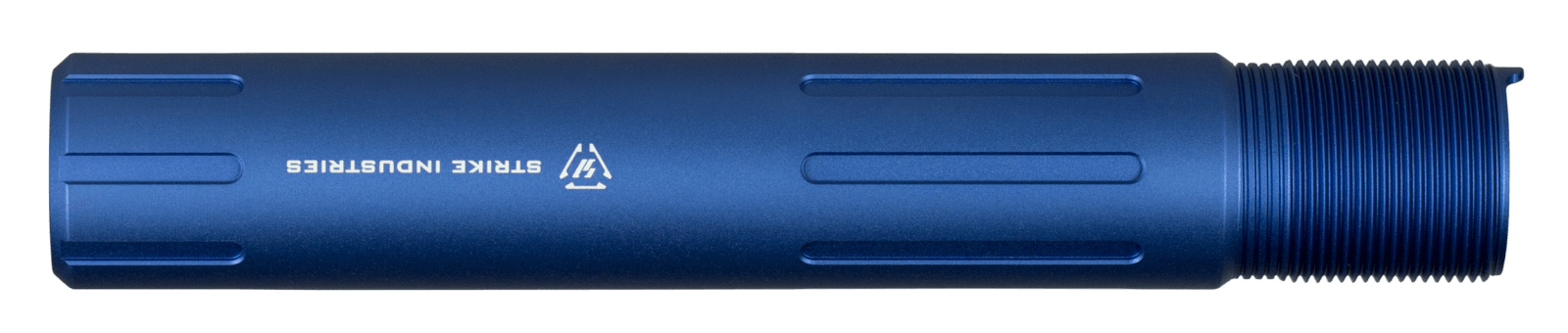Strike ARCARPRESLICKBLU Receiver Extension Tube  AR Pistol Platform Blue Anodized Aluminum AR Carbine