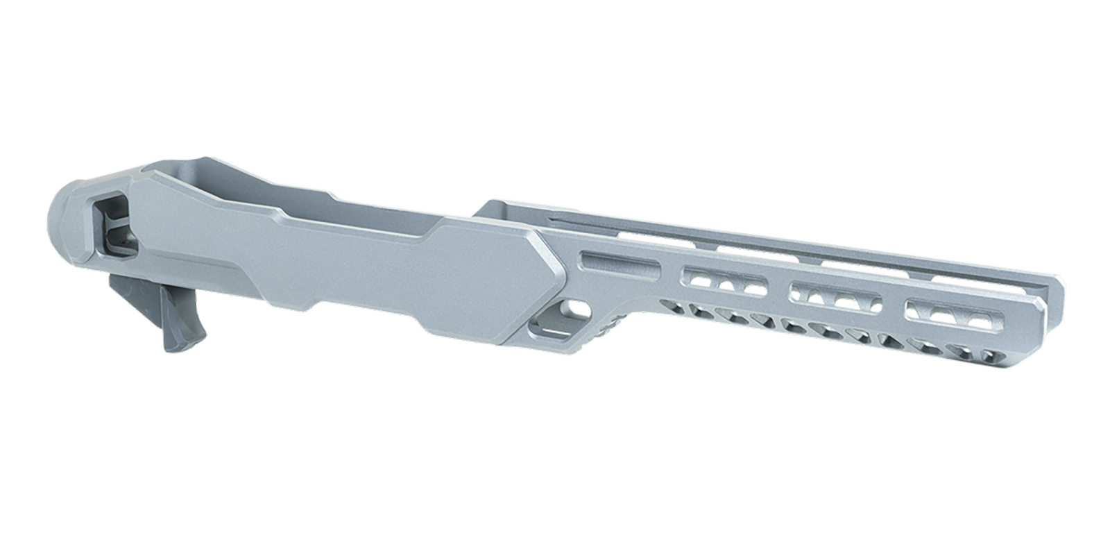 Timber Creek Outdoors ERC1022T Enforcer Rifle Chassis Tungsten Aluminum Fits Ruger 10/22 Compatible w/ MSR Buffer Tubes