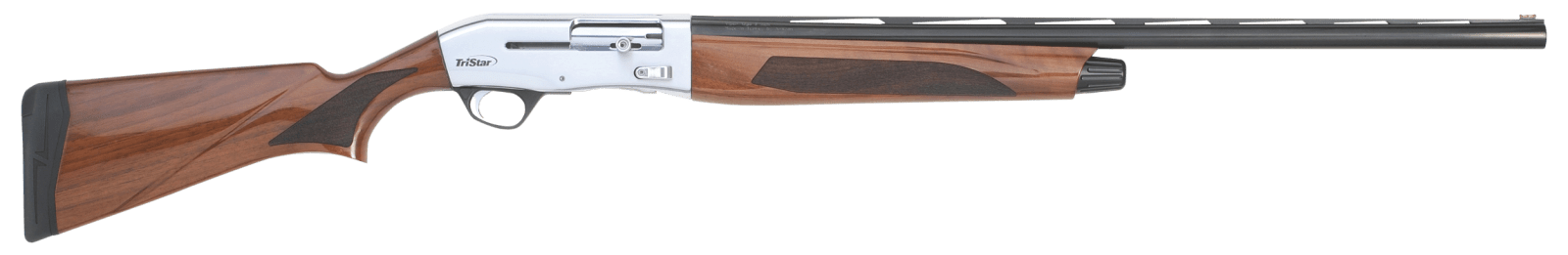 TriStar 24261 Viper G2 Pro Full Size 20 Gauge Semi-Auto 3" 5+1 26" Black Vent Rib Barrel, Silver Steel Receiver, Fixed Turkish Walnut Stock, Beretta/Benelli Mobil Chokes, Right Hand