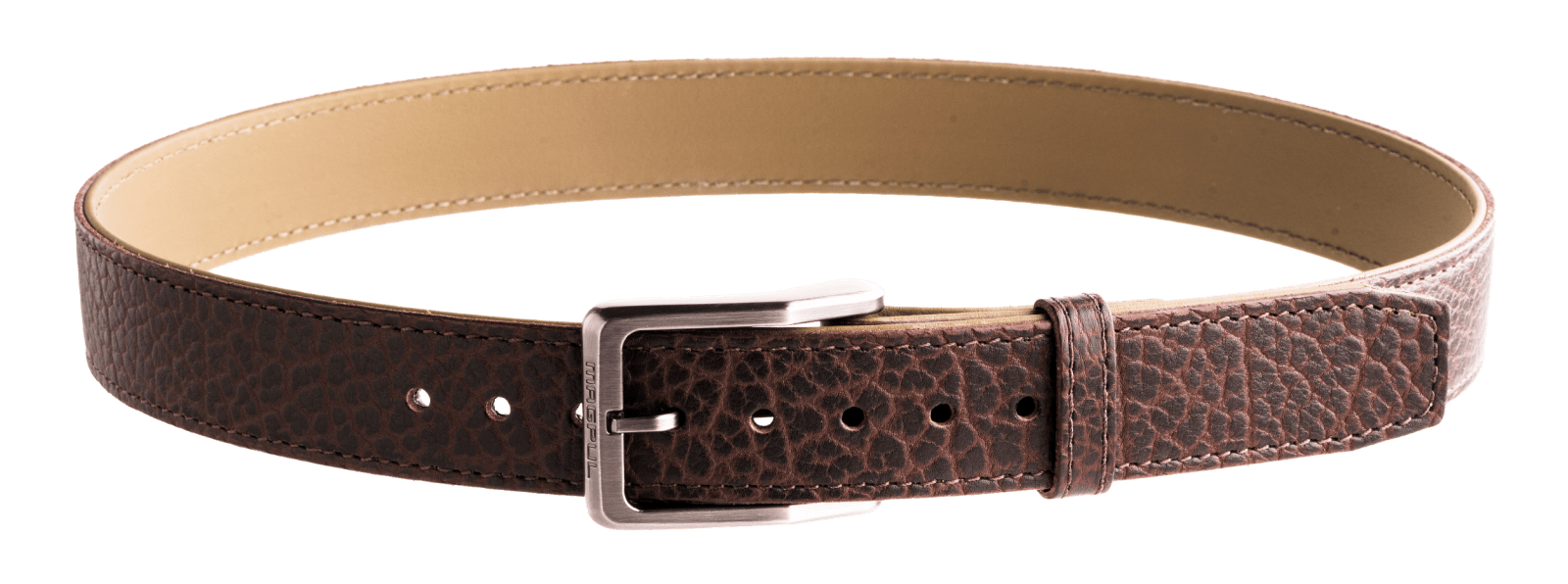 Magpul MAG127921042 Tejas EL Cibolo Chocolate Brown Bison Hide 32" 1.50" Wide Buckle Closure