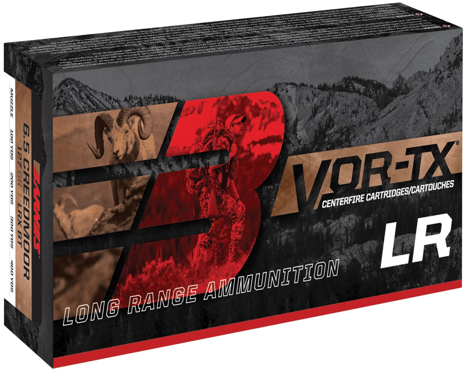 Barnes Bullets 28985 VOR-TX Long Range 7mmRUM 145gr LRX Boat Tail 20 Per Box/10 Case