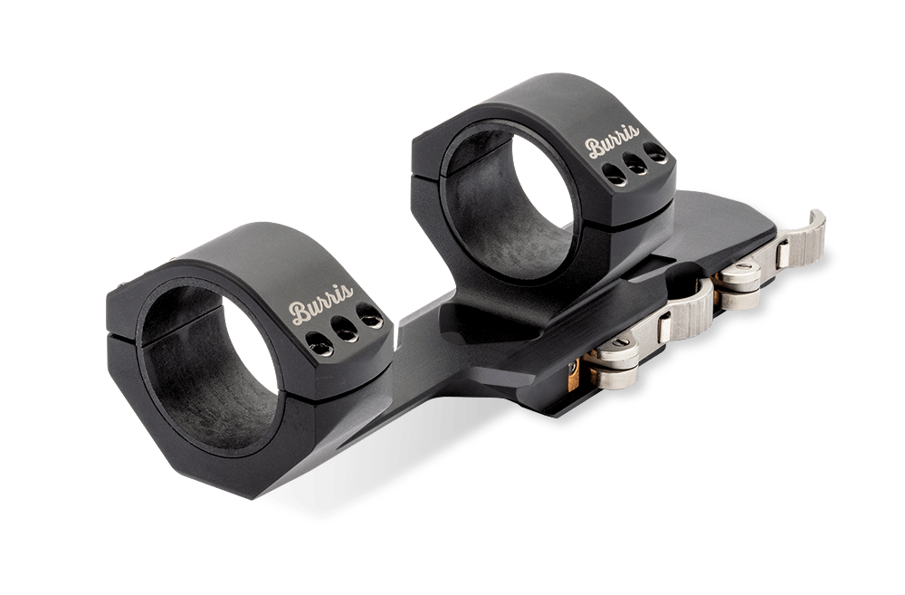 Burris 410354 AR Signature P.E.P.R Scope Mount/Ring Combo Quick Detach, Matte Black Steel, 35mm Tube Fits AR-15 Picatinny/Weaver Mount